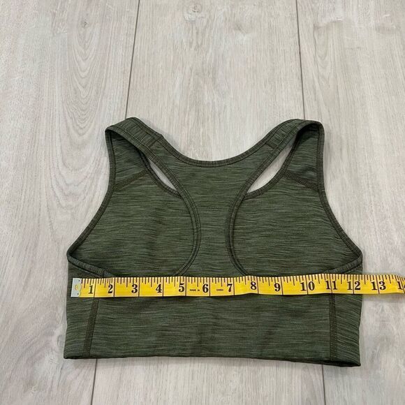 Peloton Nike Spirit Swoosh Sports Bra Olive (Green) Sz M - Picture 4 of 6
